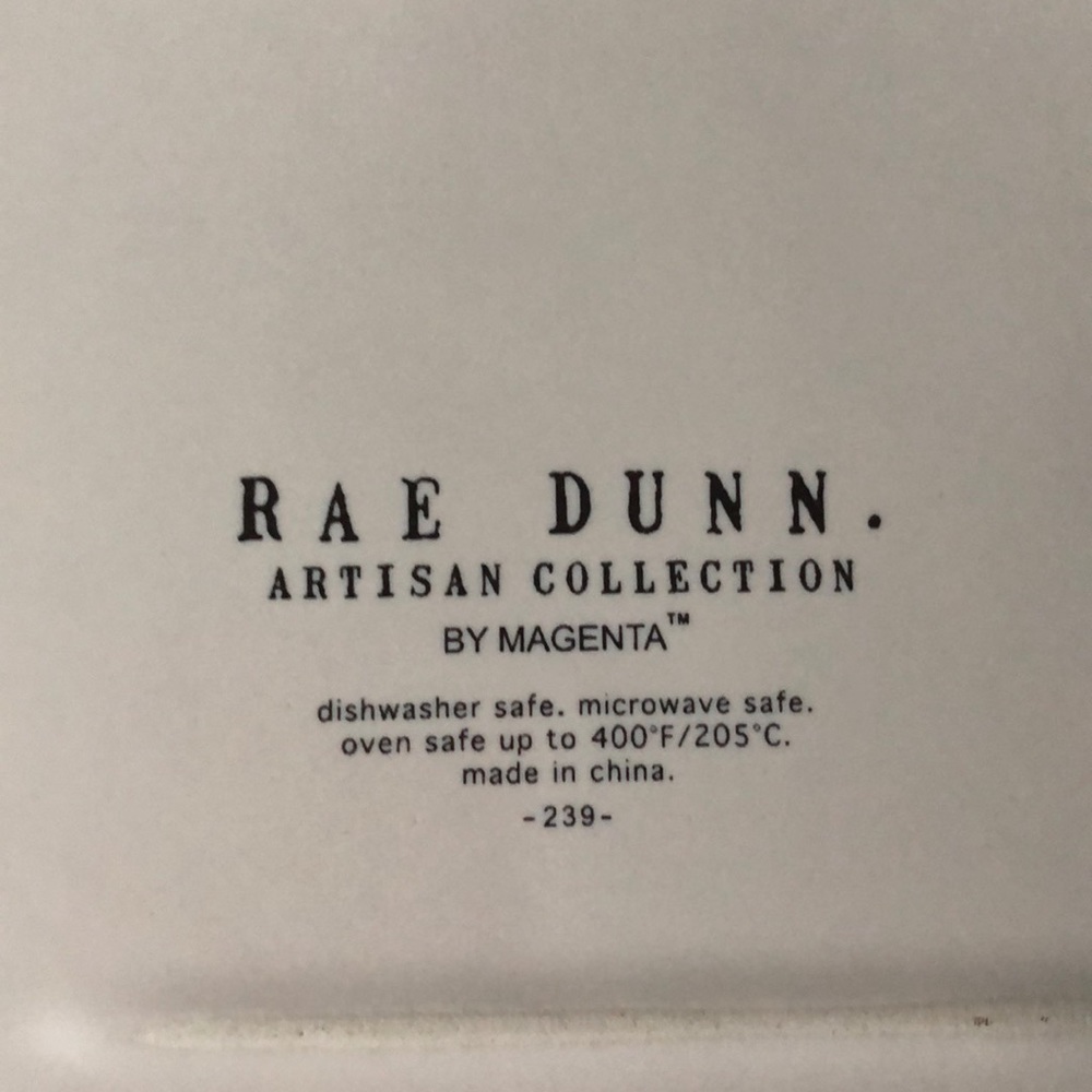 NWT Rae Dunn “BAKE” Square Baker - Picture 2 of 2
